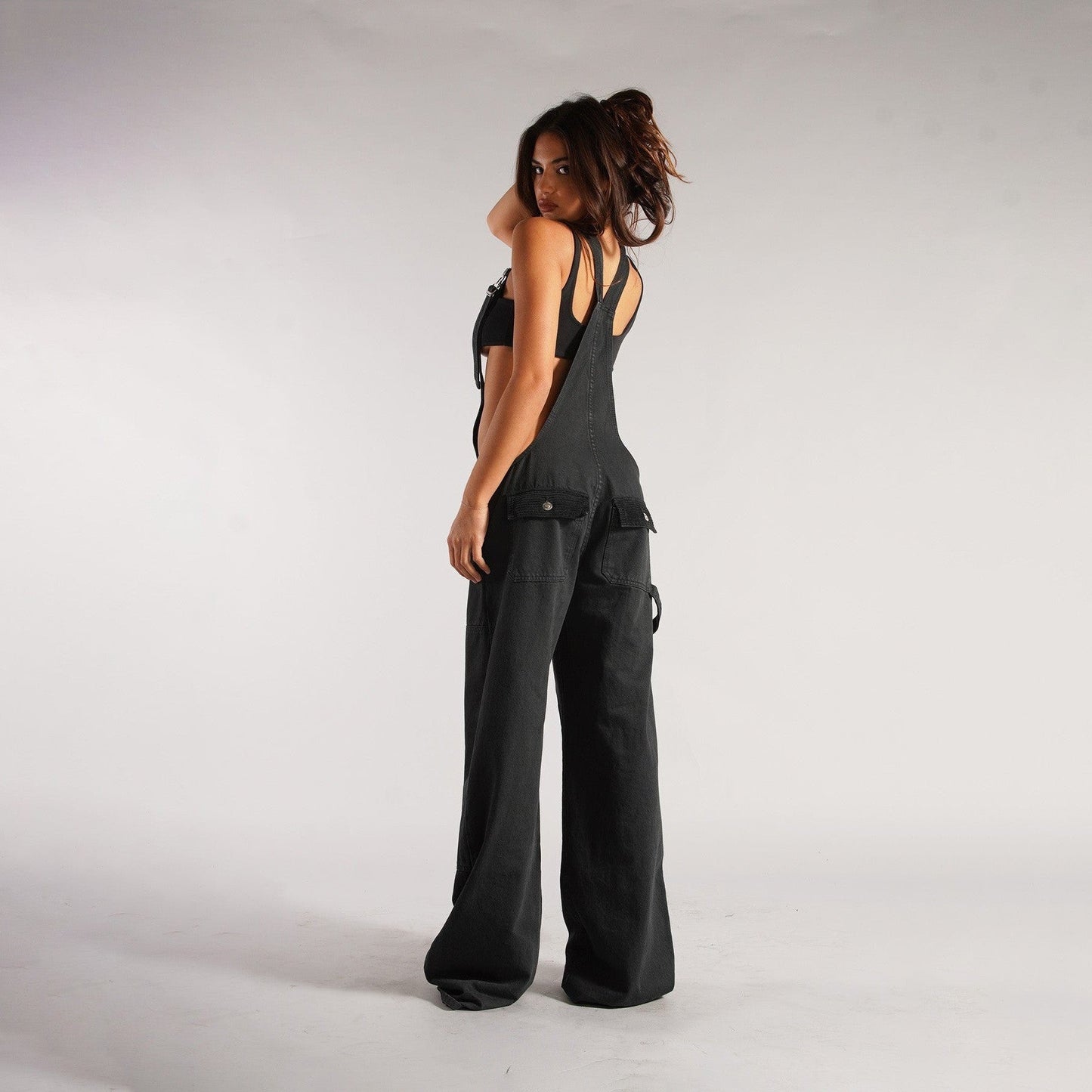 Daina Denim Suspender Jumpsuit
