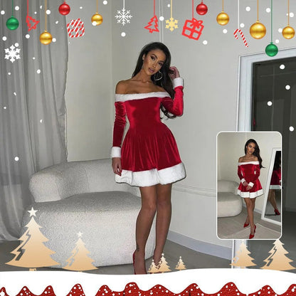 Mirelle Santa Velvet Dress