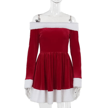 Mirelle Santa Velvet Dress
