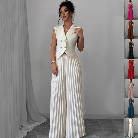 Noira Pleated Power Set
