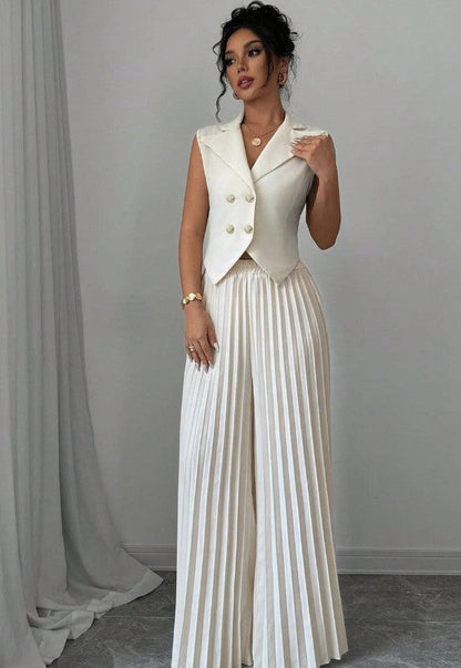 Noira Pleated Power Set
