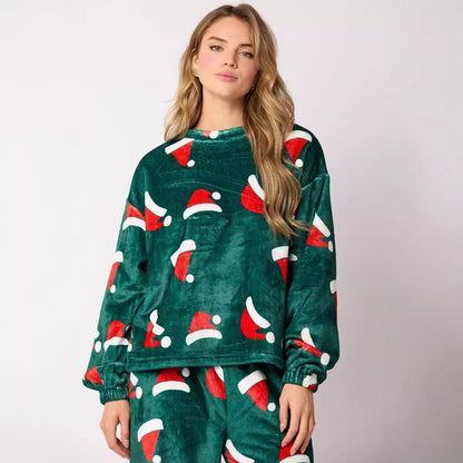 Nollie Flannel Pajama Set