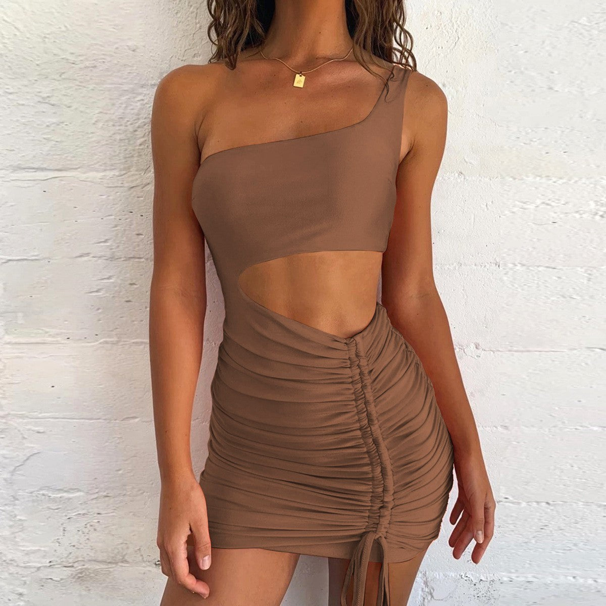 Savira One-Shoulder Mini Dress