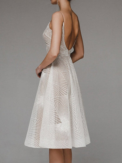 Serelina Embroidered Slip Dress