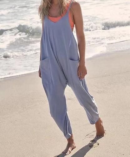 Vionna Zip Pocket Jumpsuit